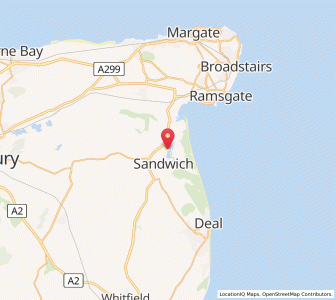 Map of Great Stonar, EnglandEngland