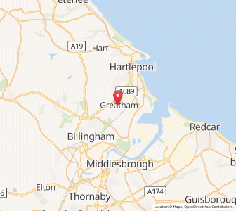 Map of Greatham, EnglandEngland