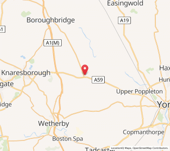 Map of Green Hammerton, EnglandEngland