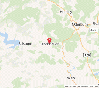 Map of Greenhaugh, EnglandEngland