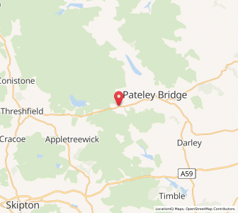 Map of Greenhow Hill, EnglandEngland