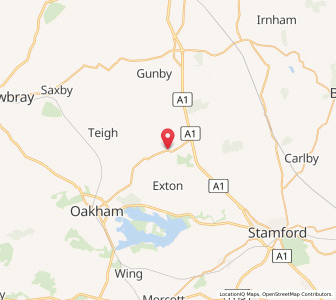 Map of Greetham, EnglandEngland