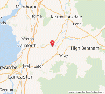 Map of Gressingham, EnglandEngland