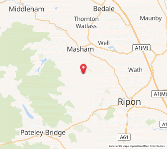 Map of Grewelthorpe, EnglandEngland