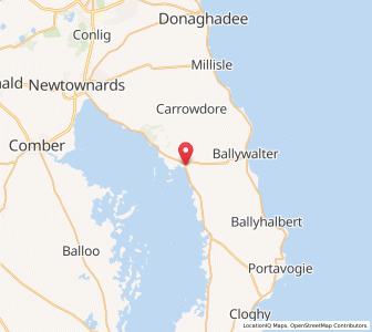 Map of Greyabbey, Northern IrelandNorthern Ireland