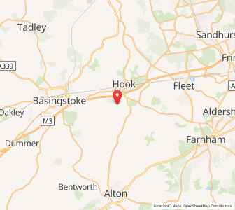 Map of Greywell, EnglandEngland