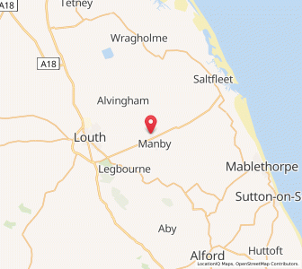 Map of Grimoldby, EnglandEngland