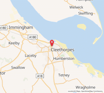 Map of Grimsby, EnglandEngland