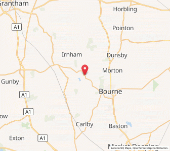 Map of Grimsthorpe, EnglandEngland