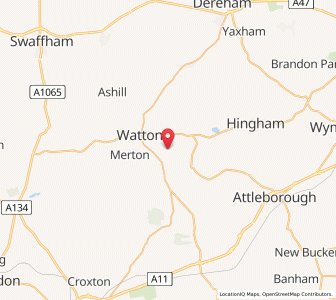 Map of Griston, EnglandEngland
