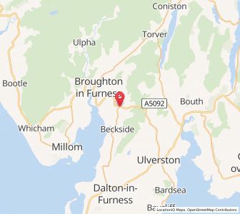 Map of Grizebeck, EnglandEngland