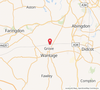 Map of Grove Wick, EnglandEngland