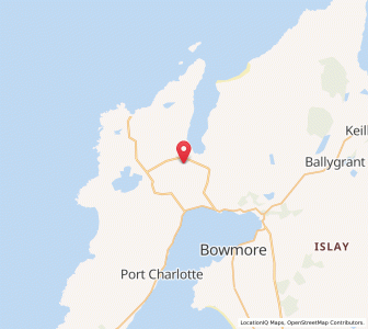 Map of Gruinart, ScotlandScotland