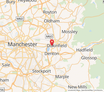 Map of Guide Bridge, EnglandEngland