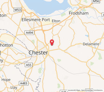 Map of Guilden Sutton, EnglandEngland