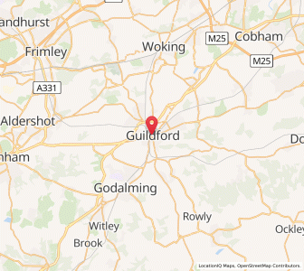 Map of Guildford, EnglandEngland