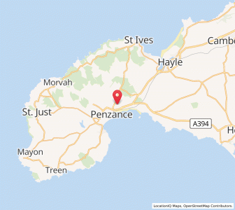 Map of Gulval, EnglandEngland