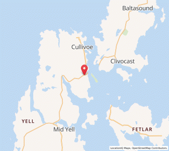 Map of Gutcher, ScotlandScotland