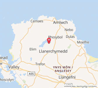 Map of Gwredog, WalesWales