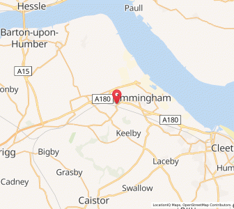 Map of Habrough, EnglandEngland