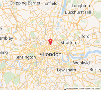 Map of Hackney, EnglandEngland