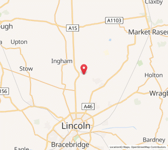 Map of Hackthorn, EnglandEngland