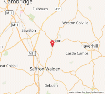 Map of Hadstock, EnglandEngland