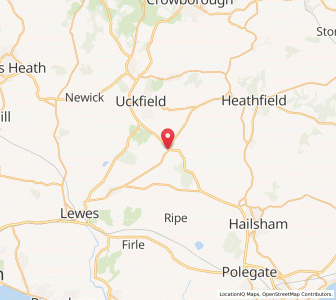 Map of Halland, EnglandEngland