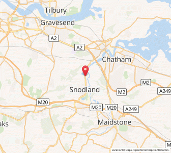 Map of Halling, EnglandEngland