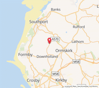 Map of Halsall, EnglandEngland