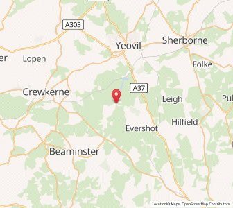 Map of Halstock, EnglandEngland