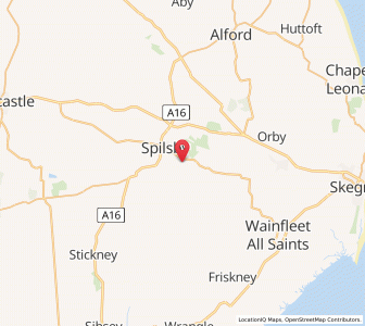 Map of Halton Holegate, EnglandEngland