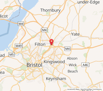 Map of Hambrook, EnglandEngland