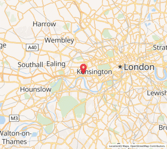 Map of Hammersmith, EnglandEngland