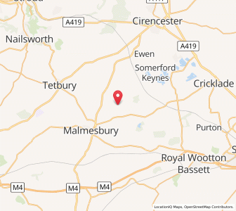 Map of Hankerton, EnglandEngland