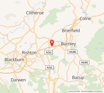 Map of Hapton, EnglandEngland