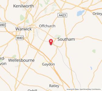 Map of Harbury, EnglandEngland