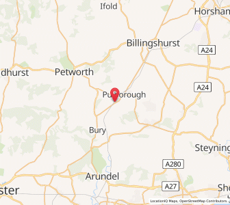 Map of Hardham, EnglandEngland