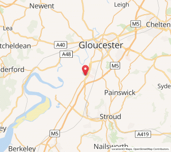 Map of Hardwicke, EnglandEngland