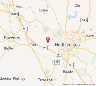 Map of Harpole, EnglandEngland