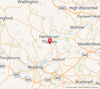 Map of Harpsden, EnglandEngland