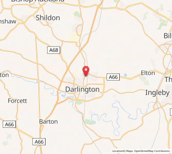 Map of Harrogate Hill, EnglandEngland