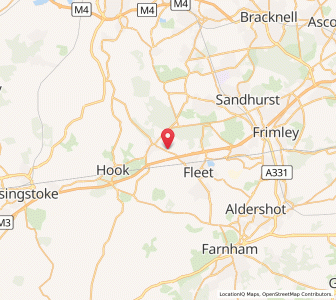 Map of Hartley Row, EnglandEngland