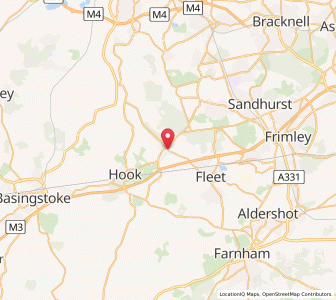 Map of Hartley Wintney, EnglandEngland