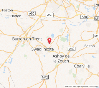 Map of Hartshorne, EnglandEngland