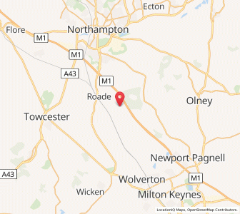 Map of Hartwell, EnglandEngland