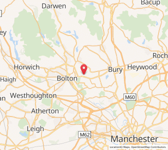 Map of Harwood, EnglandEngland