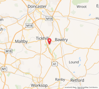 Map of Harworth, EnglandEngland