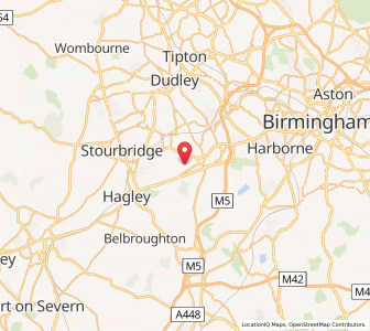 Map of Hasbury, EnglandEngland