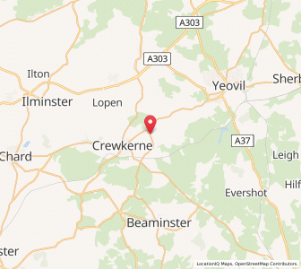 Map of Haselbury Plucknett, EnglandEngland